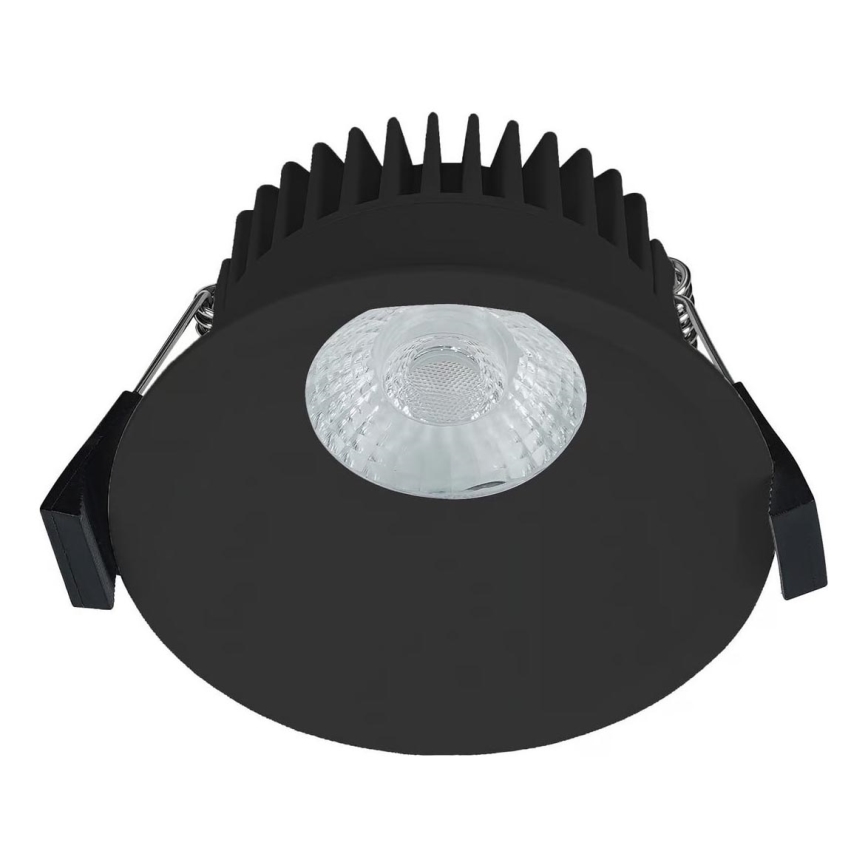 Nordlux - LED Prigušiva ugradbena svjetiljka za kupaonicu ALBRIC LED/8W/230V IP44 crna