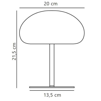 Nordlux - LED Prigušiva vanjska stolna lampa SPONGE LED/4,8W/3,7V IP65