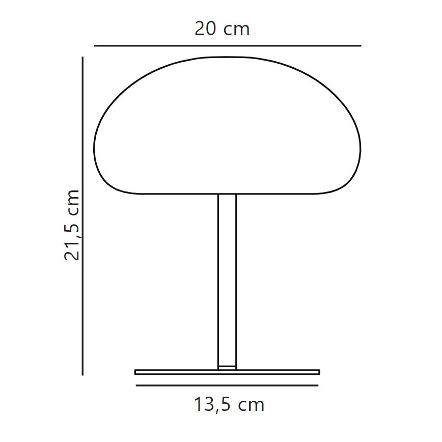 Nordlux - LED Prigušiva vanjska stolna lampa SPONGE LED/4,8W/3,7V IP65