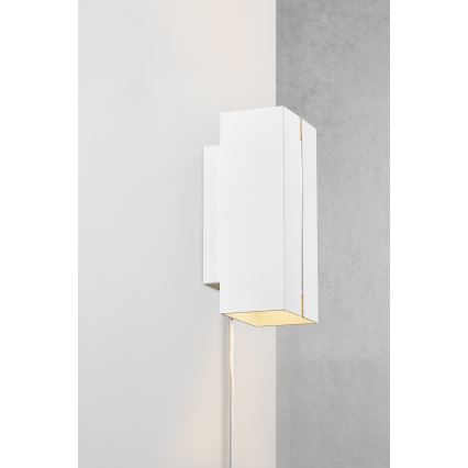 Nordlux - LED Prigušiva zidna svjetiljka CURTIZ 2xLED/4,5W/230V bijela