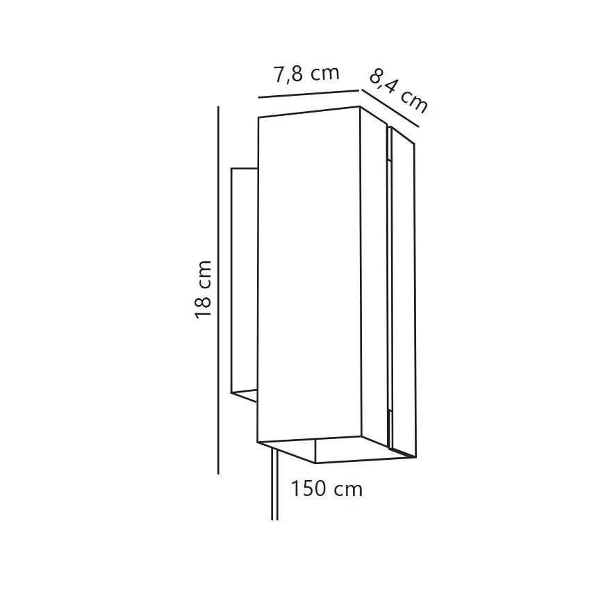 Nordlux - LED Prigušiva zidna svjetiljka CURTIZ 2xLED/4,5W/230V bijela