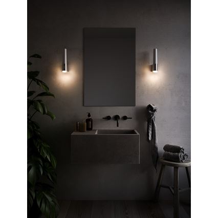 Nordlux - LED Prigušiva zidna svjetiljka za kupaonicu HELVA LED/6,8W/230V IP44 CRI 90 sjajni krom