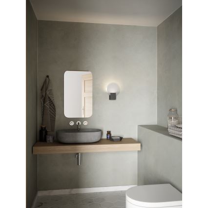 Nordlux - LED Prigušiva zidna svjetiljka za kupaonicu HESTER LED/9,5W/230V IP44 crna