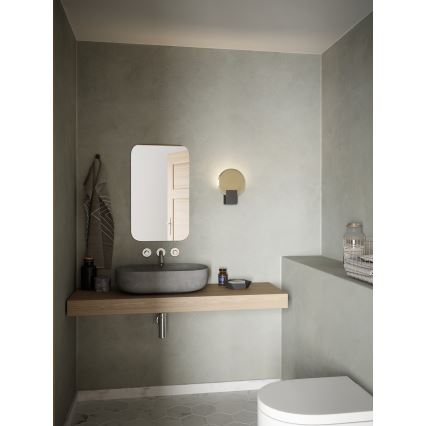 Nordlux - LED Prigušiva zidna svjetiljka za kupaonicu HESTER LED/9,5W/230V IP44 crna