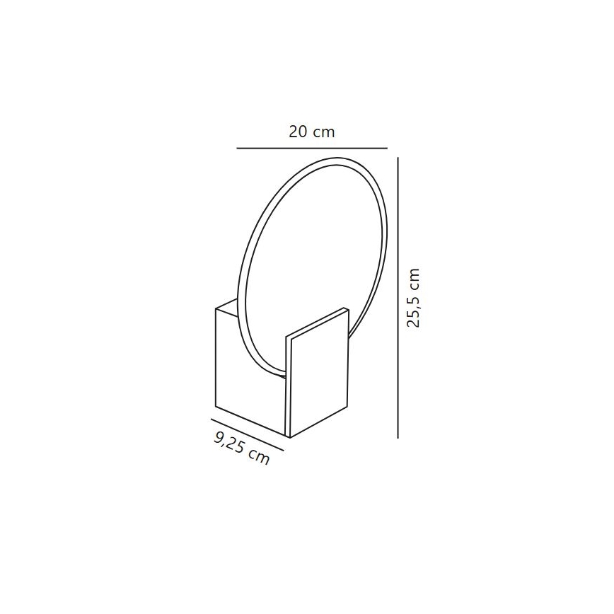 Nordlux - LED Prigušiva zidna svjetiljka za kupaonicu HESTER LED/9,5W/230V IP44 bijela