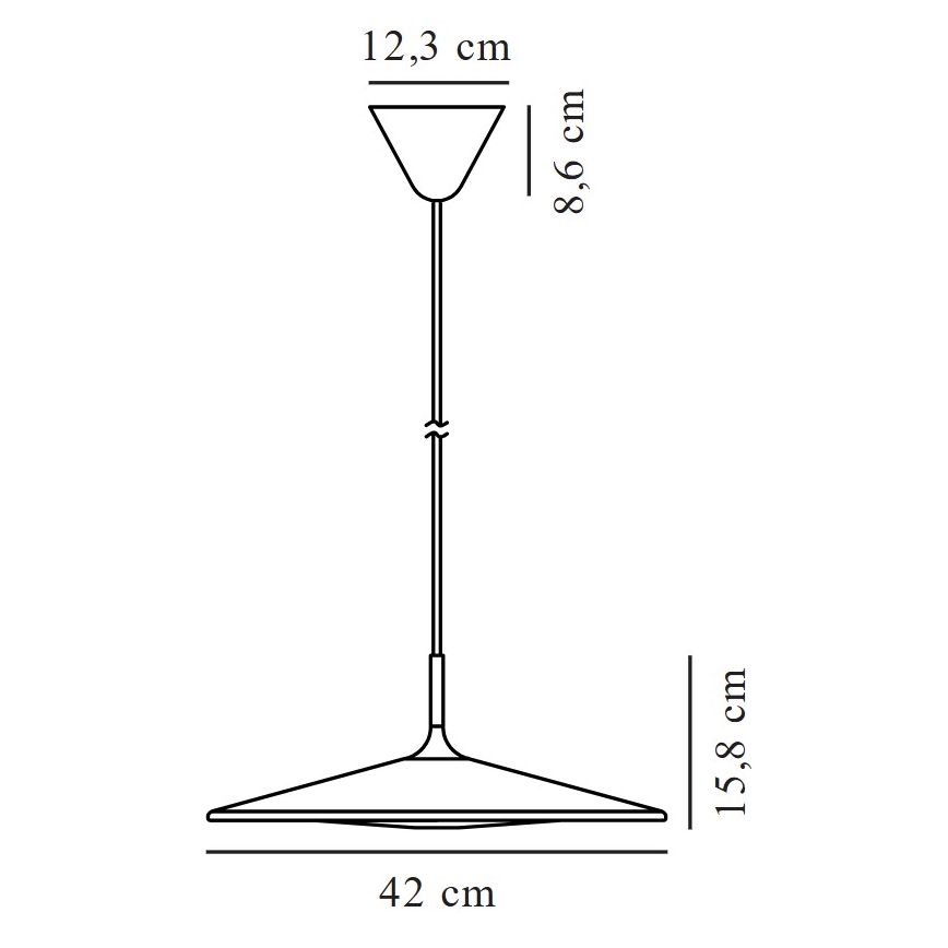 Nordlux - LED Prigušivi luster na sajli BALANCE LED/230V 2700K crna