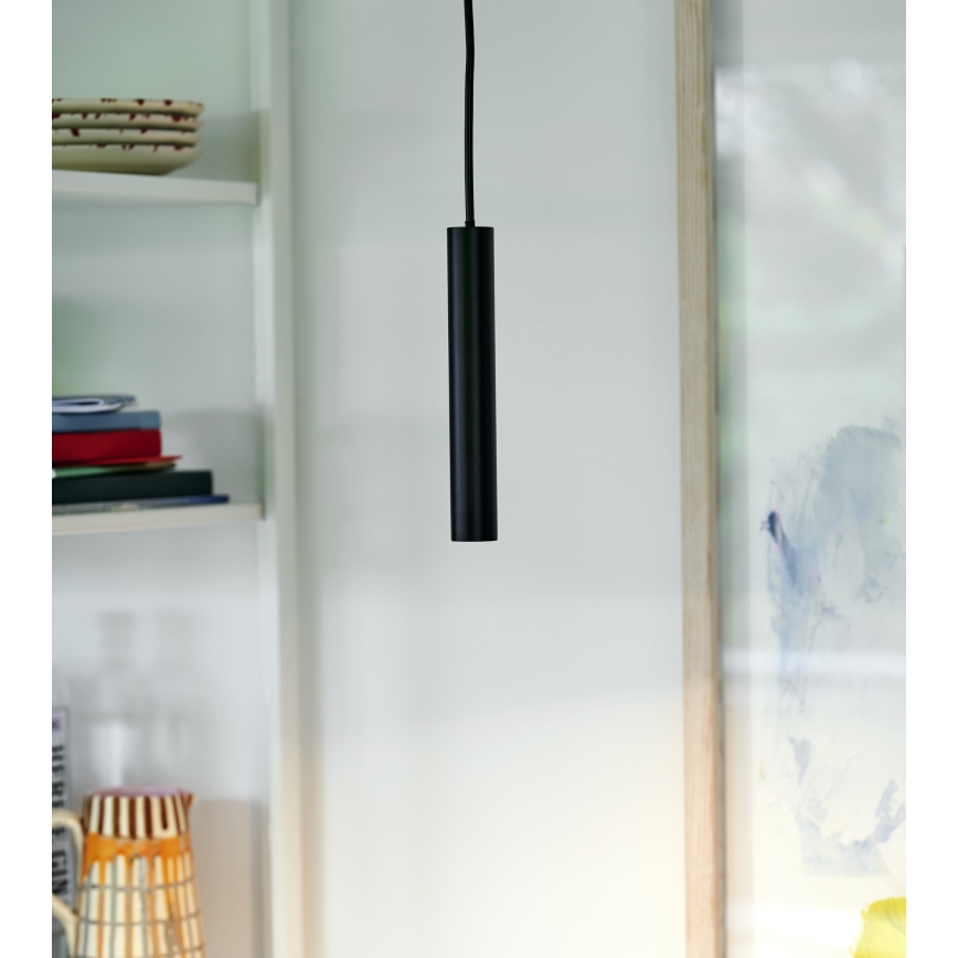 Nordlux - LED Prigušivi luster na sajli OMARI LED/4,4W/230V crna