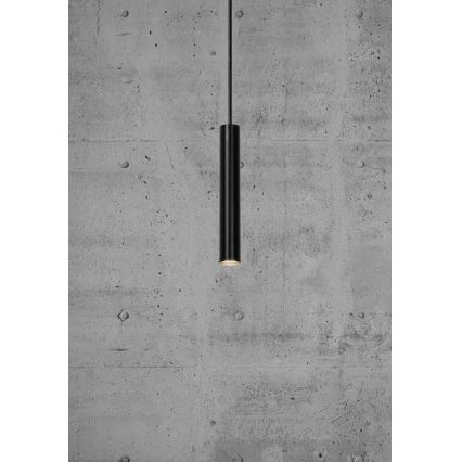 Nordlux - LED Prigušivi luster na sajli OMARI LED/4,4W/230V crna