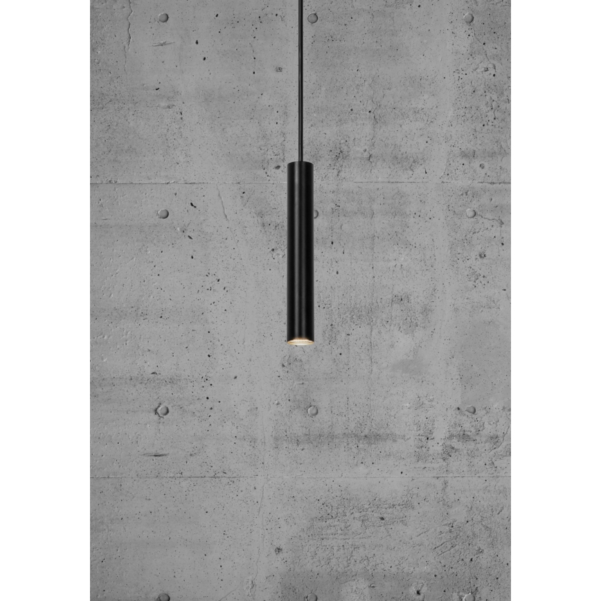 Nordlux - LED Prigušivi luster na sajli OMARI LED/4,4W/230V crna