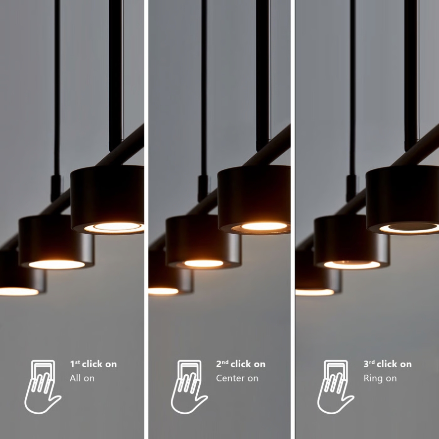Nordlux - LED prigušivač lustera na užetu CLYDE 4xLED/4W/230V