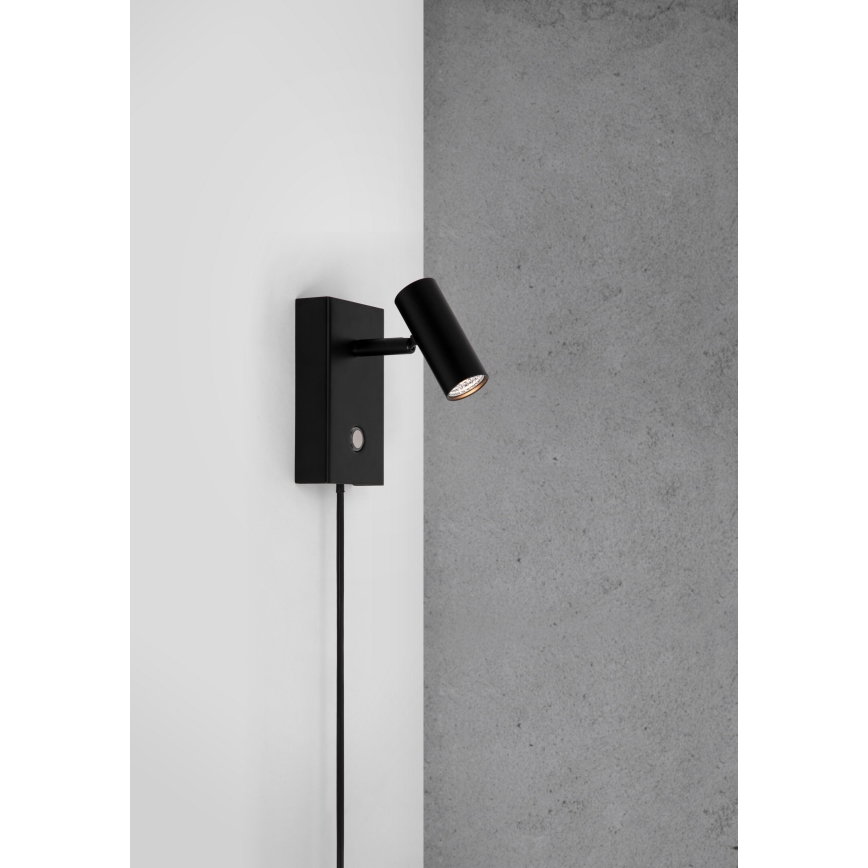 Nordlux - LED prigušivačka za zidno usmjereno svjetlo OMARI LED/3,2W/230V crna