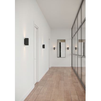 Nordlux - LED Zidno svjetlo s prigušivanjem CURTIZ 2xLED/4,5W/230V crna