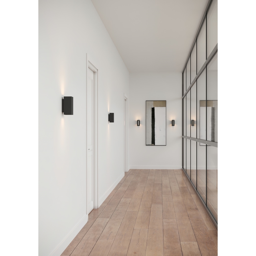 Nordlux - LED Zidno svjetlo s prigušivanjem CURTIZ 2xLED/4,5W/230V crna
