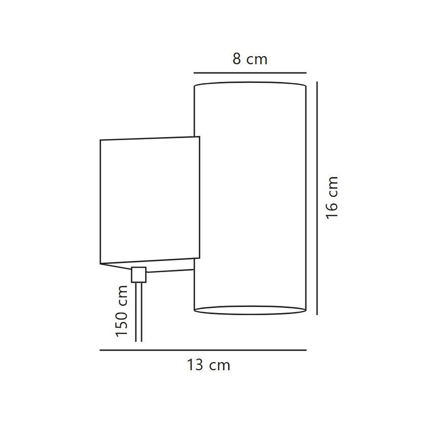 Nordlux - LED prigušivo zidno svjetlo MONA LED/10W/230V CRI 90