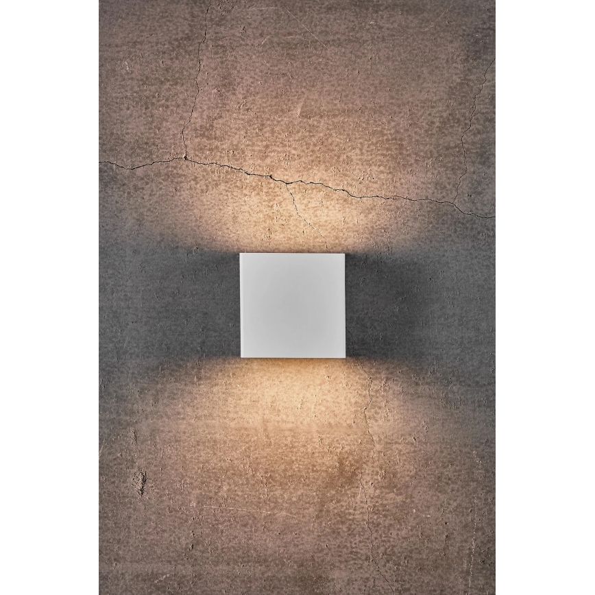 Nordlux - LED Prigušivo vanjsko zidno svjetlo TURN LED/13,8W/230V IP54 bijela