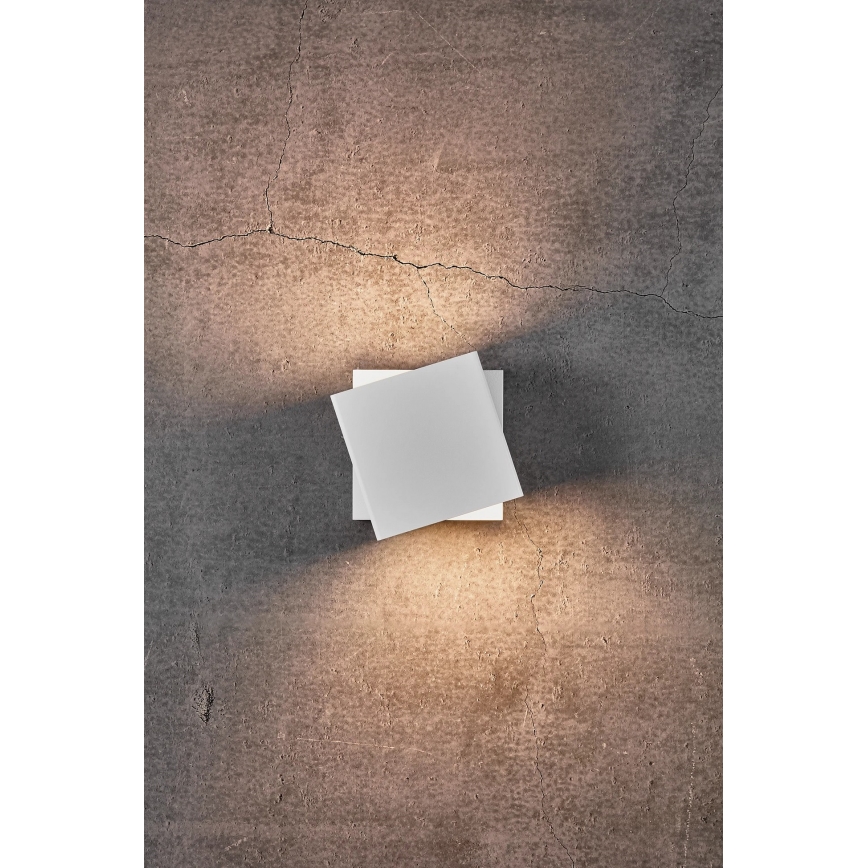 Nordlux - LED Prigušivo vanjsko zidno svjetlo TURN LED/13,8W/230V IP54 bijela