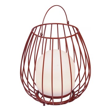 Nordlux - LED prijenosna vanjska svjetiljka JIM TO-GO, s mogućnošću prigušivanja, LED/3W/3,7V IP54 5000 mAh crvena