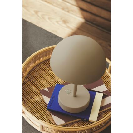 Nordlux - LED vanjska stolna lampa na punjenje s prigušivanjem ELLEN LED/2,8W/3,7V IP44 bež