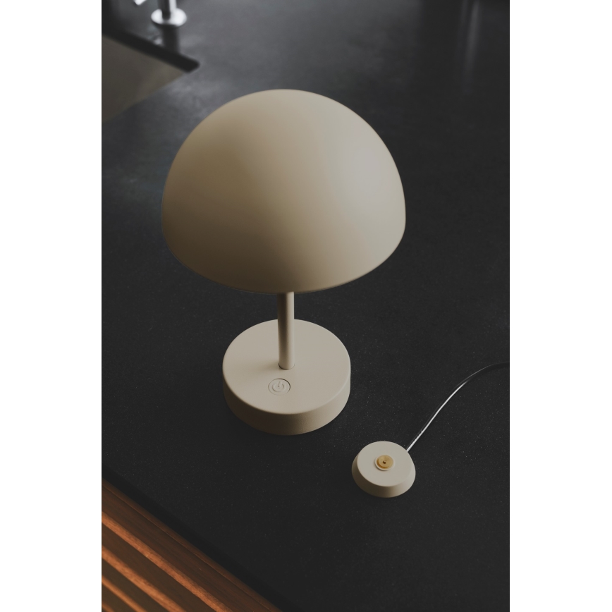 Nordlux - LED vanjska stolna lampa na punjenje s prigušivanjem ELLEN LED/2,8W/3,7V IP44 bež
