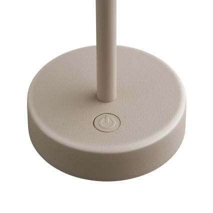 Nordlux - LED vanjska stolna lampa na punjenje s prigušivanjem ELLEN LED/2,8W/3,7V IP44 bež