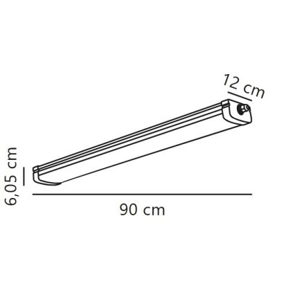 Nordlux - LED Radna svjetiljka BURBANK LED/31W/230V 4000K IP65