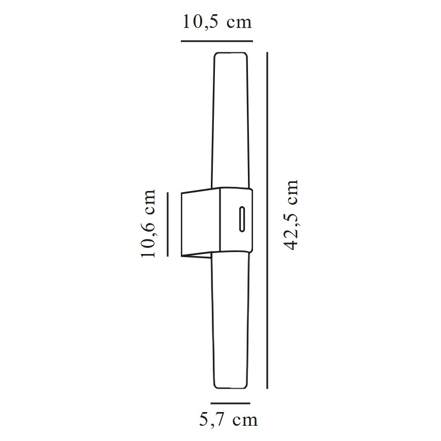 Nordlux - LED Rasvjeta za ogledalo u kupaonici HELVA LED/9W/230V 3000K IP44