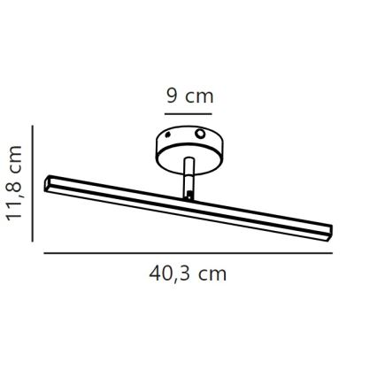 Nordlux - LED Rasvjeta za ogledalo u kupaonici IP LED/6,2W/230V IP44 40 cm bijela