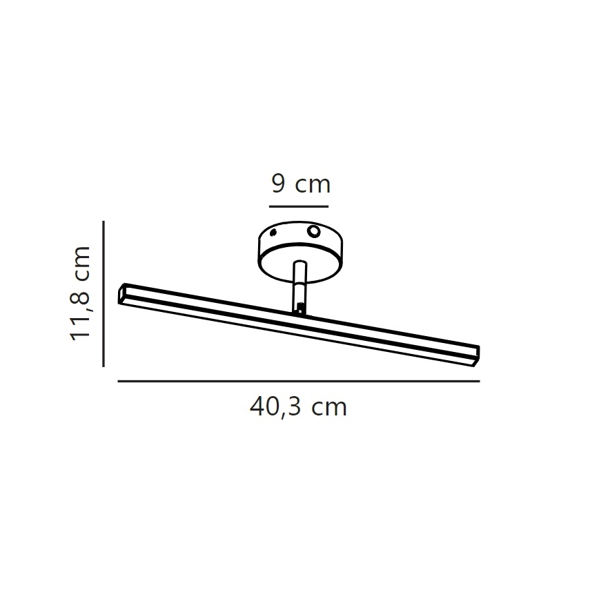 Nordlux - LED Rasvjeta za ogledalo u kupaonici IP LED/6,2W/230V IP44 40 cm bijela