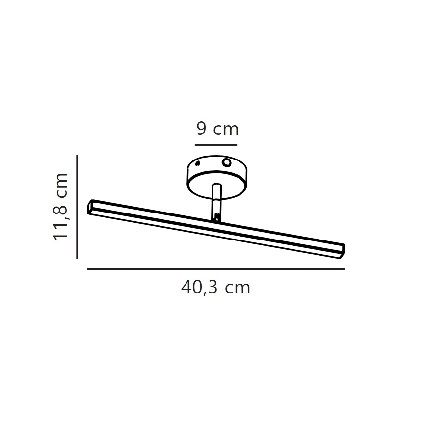 Nordlux - LED Rasvjeta za ogledalo u kupaonici IP LED/6,2W/230V IP44 40 cm mat krom