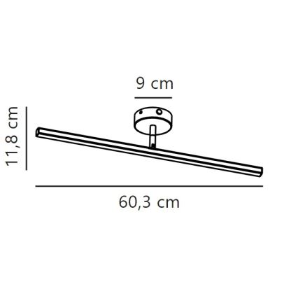Nordlux - LED Rasvjeta za ogledalo u kupaonici IP LED/7,2W/230V IP44 60 cm mat krom