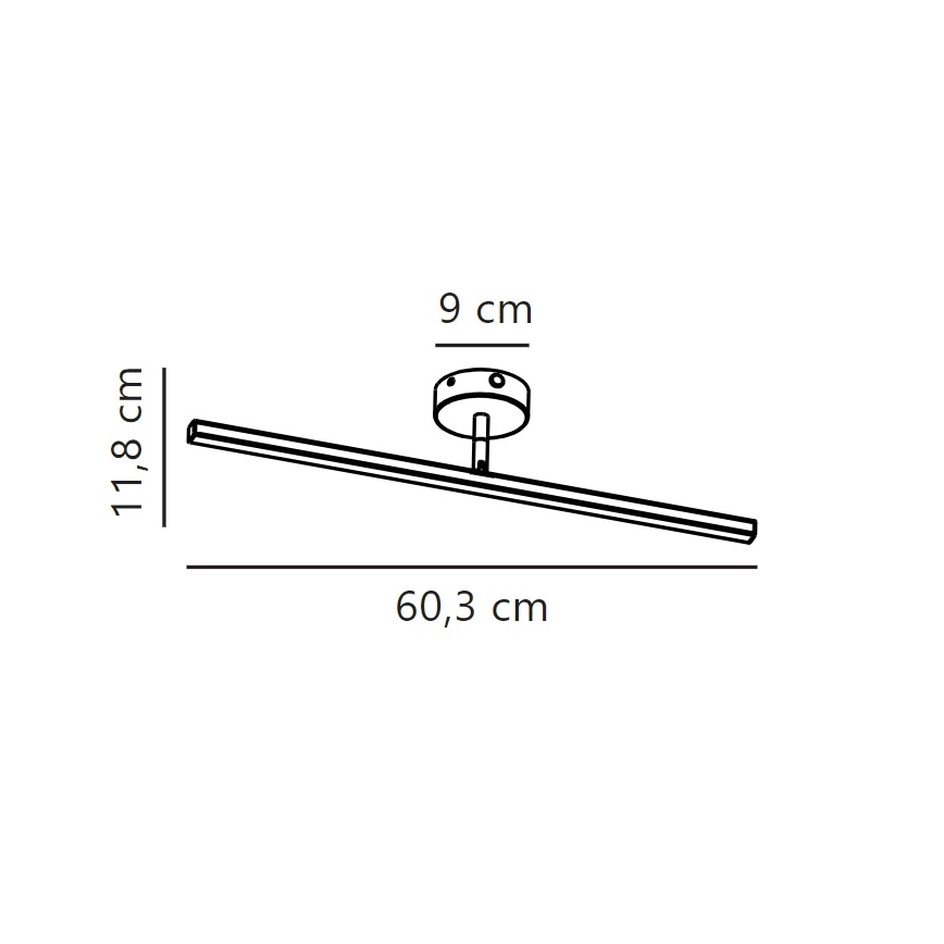 Nordlux - LED Rasvjeta za ogledalo u kupaonici IP LED/7,2W/230V IP44 60 cm mat krom