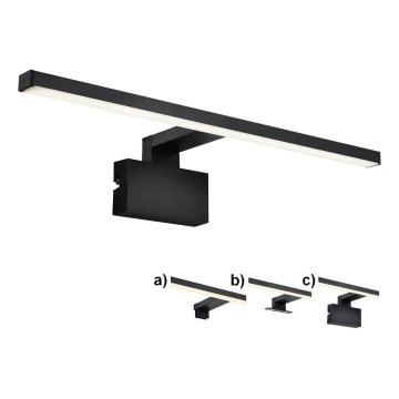 Nordlux - LED Rasvjeta za ogledalo u kupaonici MARLEE LED/8,9W/230V IP44 4000K 50 cm crna