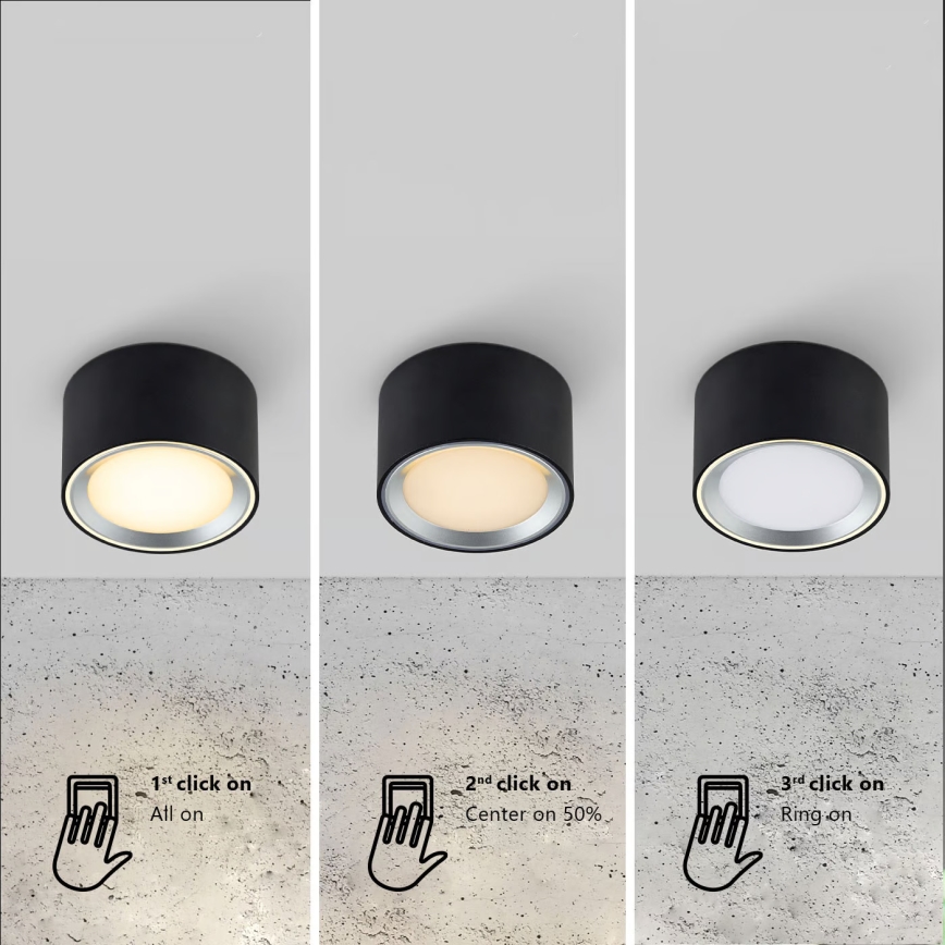 Nordlux - LED Reflektorska svjetiljka FALLON LED/5,5W/230V crna