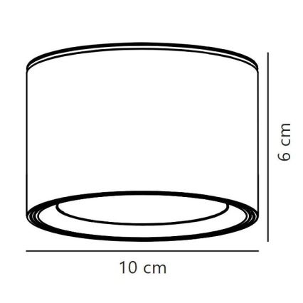 Nordlux - LED Reflektorska svjetiljka FALLON LED/5,5W/230V crna
