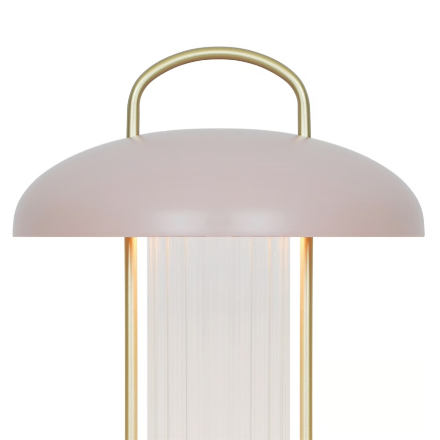 Nordlux - MIRANO LED stolna lampa na dodir, punjiva, s mogućnošću prigušivanja, LED/3W/3,7V, ružičasta