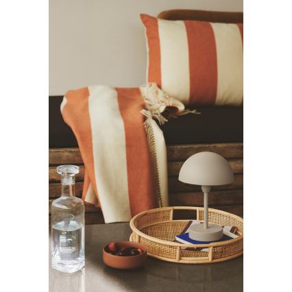 Nordlux - LED s mogućnošću prigušivanja, punjiva vanjska stolna lampa ELLEN LED/2,8W/3,7V 2200 mAh IP44 bež