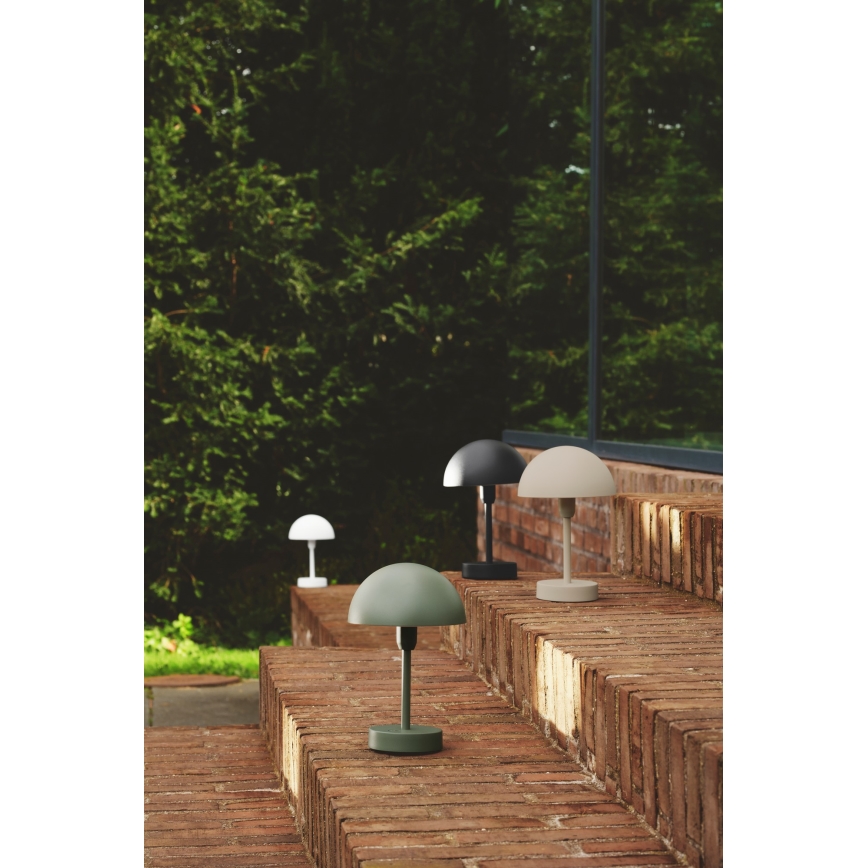 Nordlux - LED s mogućnošću prigušivanja, punjiva vanjska stolna lampa ELLEN LED/2,8W/3,7V 2200 mAh IP44 crna
