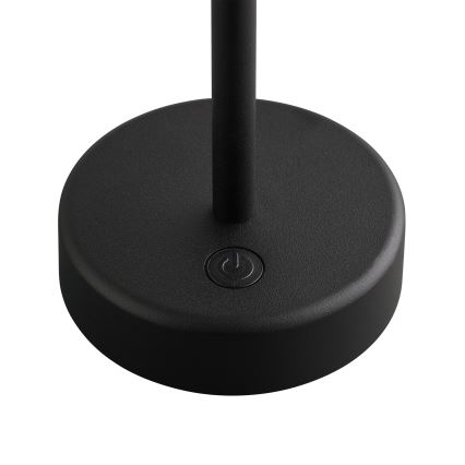 Nordlux - LED s mogućnošću prigušivanja, punjiva vanjska stolna lampa ELLEN LED/2,8W/3,7V 2200 mAh IP44 crna