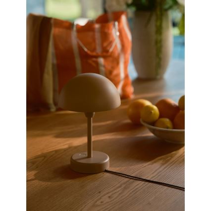 Nordlux - LED punjiva vanjska stolna lampa ELLEN s prigušivanjem LED/2,8W/3,7V 2200 mAh IP44 smeđa