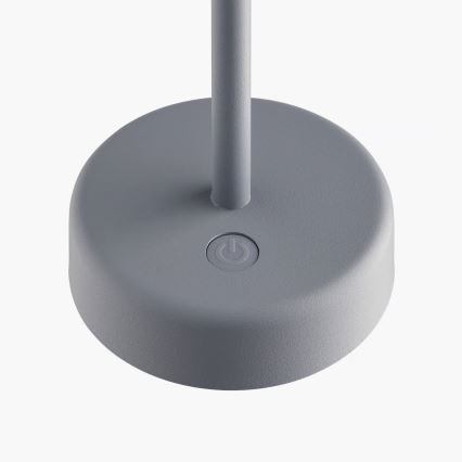 Nordlux - LED prigušiva punjiva vanjska stolna svjetiljka ELLEN LED/2,8W/3,7V 2200 mAh IP44 siva