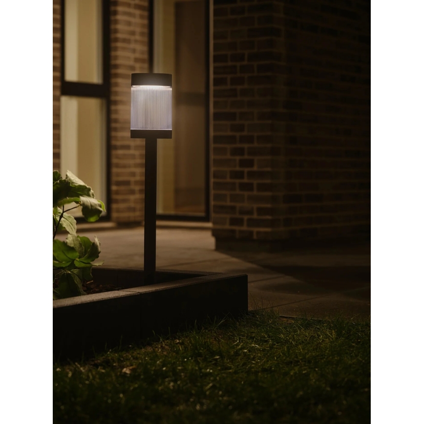 Nordlux - LED Solarna lampa COUPAR LED/3,2W/5V 3000K IP44 crna