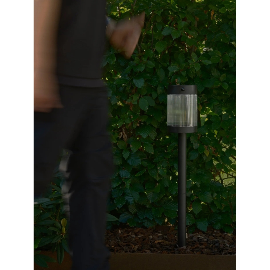 Nordlux - LED Solarna lampa COUPAR LED/3,2W/5V 3000K IP44 crna