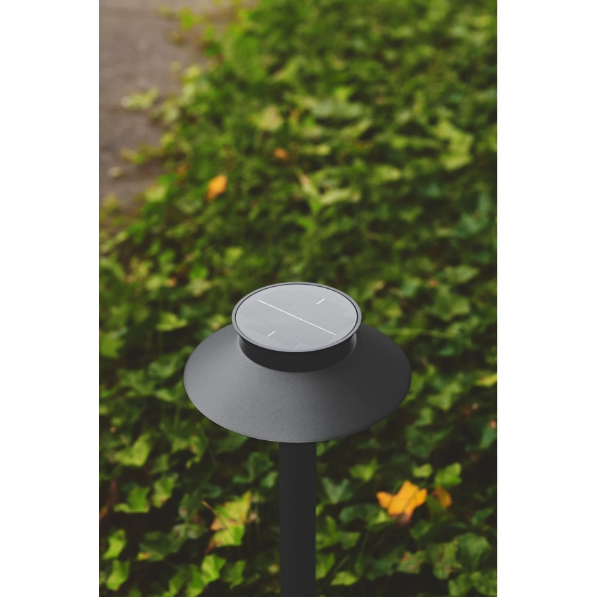Nordlux - LED solarna lampa s senzorom LED/5W/3,7V IP44 crna