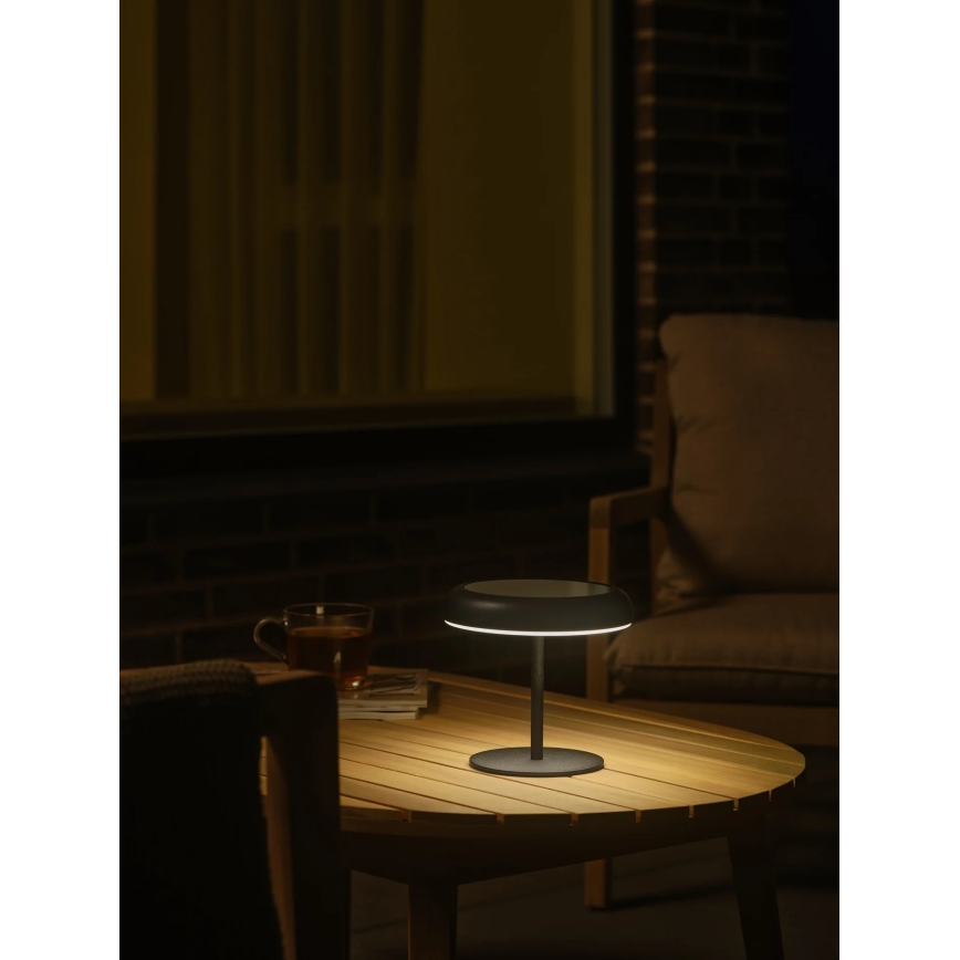 Nordlux - LED solarna svjetiljka ELMER LED/2W/3,7V IP44 crna