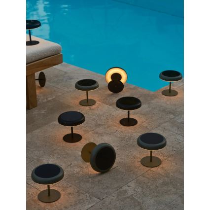 Nordlux - LED solarna svjetiljka ELMER LED/2W/3,7V IP44 crna