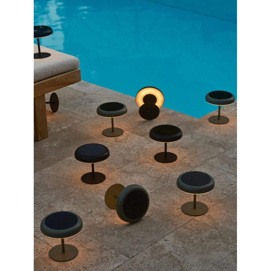 Nordlux - LED solarna svjetiljka ELMER LED/2W/3,7V IP44 crna