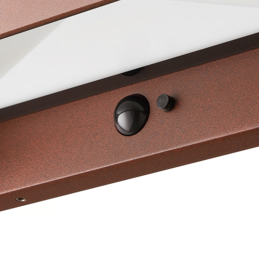 Nordlux - LED solarna svjetiljka s senzorom MARCELLIO LED/5W/5V IP54 2200 mAh smeđa