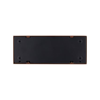 Nordlux - LED solarna svjetiljka s senzorom MARCELLIO LED/5W/5V IP54 2200 mAh smeđa