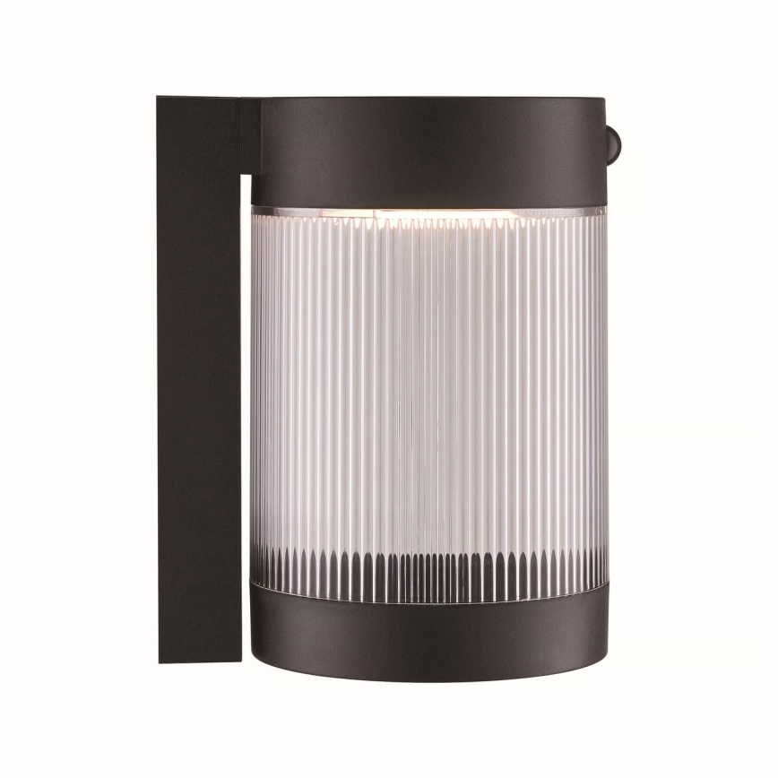 Nordlux - LED Solarna zidna svjetiljka sa senzorom COUPAR LED/3,2W/5V 3000K IP44 1800 mAh crna