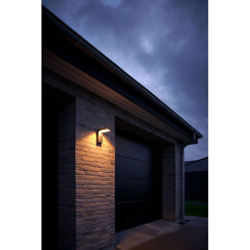 Nordlux - LED solarna zidna svjetiljka sa senzorom ALYA LED/5W/3,7V IP44 2200 mAh